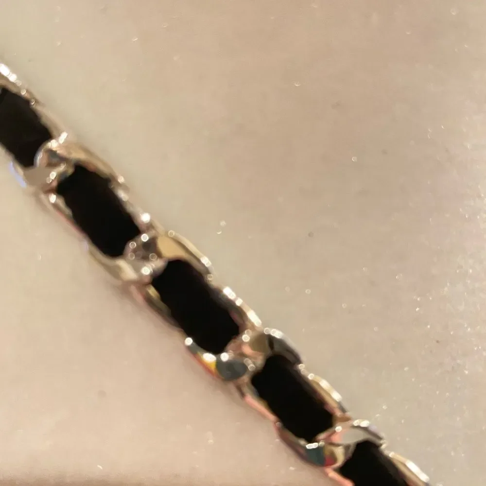 Charter Club Black & Silver Heart Necklace